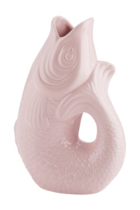 GIFTCOMPANY MONSIEUR CARAFON, FISCH, VASE, L, SEA PINK 2,7l