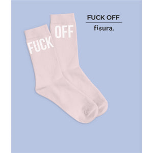 Socken FUCK OFF rosa