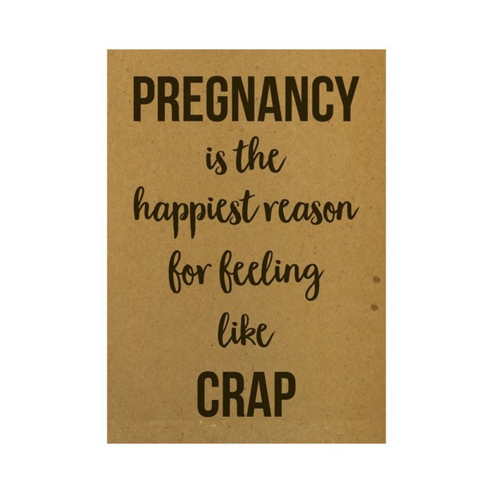 Postkarte PREGNANCY