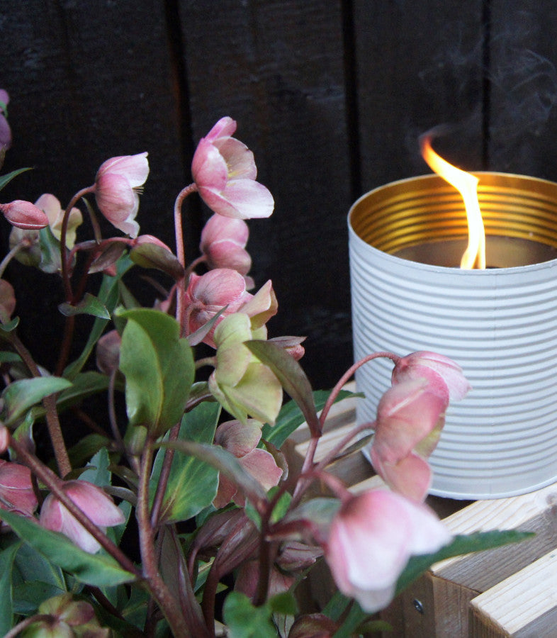 Outdoor Candle SHINY WHITE