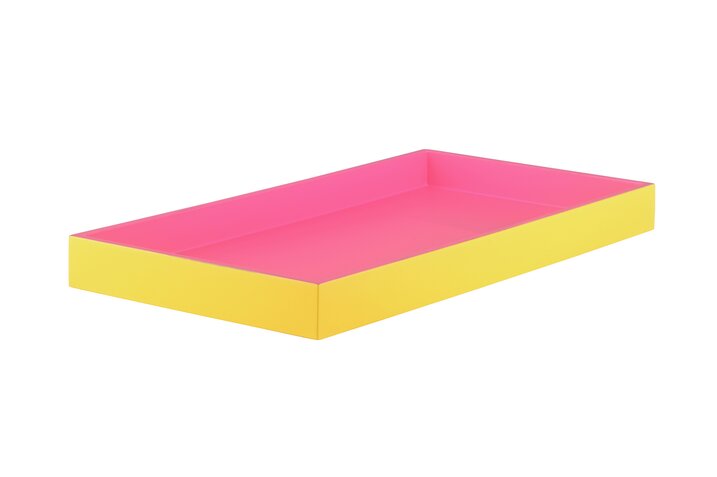 SPA Tablett gelb/pink
