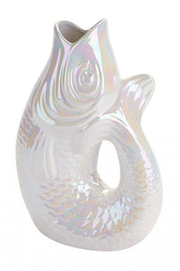 GIFTCOMPANY MONSIEUR CARAFON, FISCH, VASE, L, PEARL, 2,7l