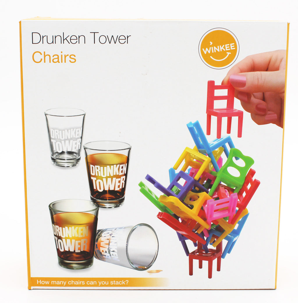 Trinkspiel Drunken Tower Stühle