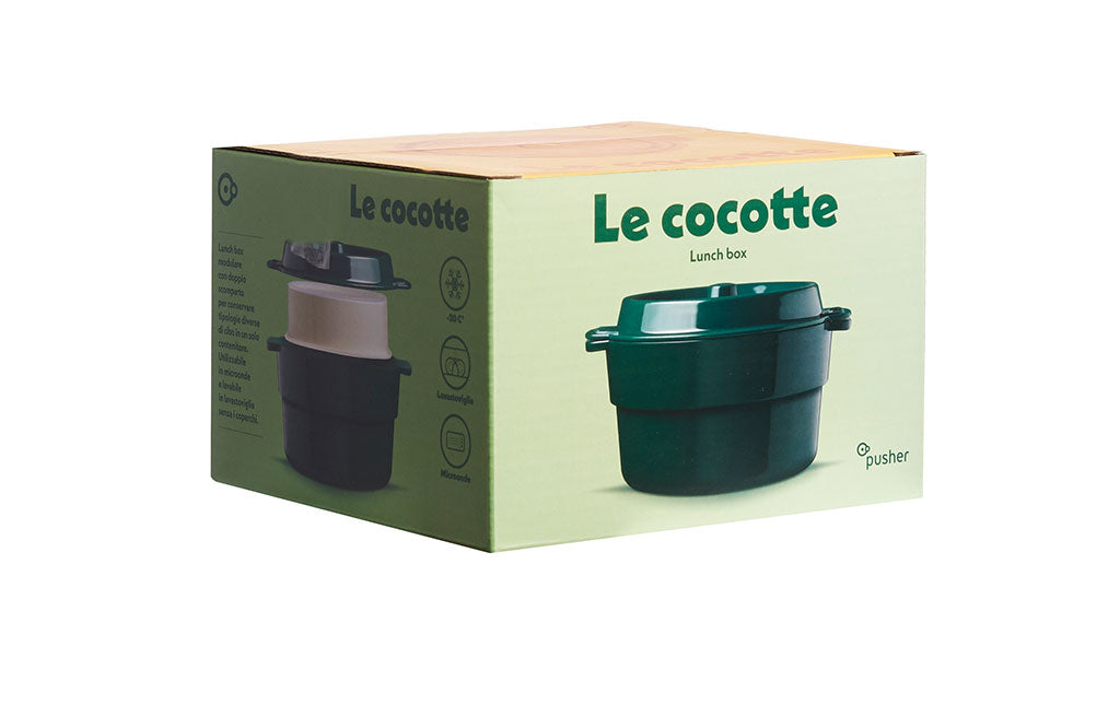Le Cocotte Lunch Box Medium grün