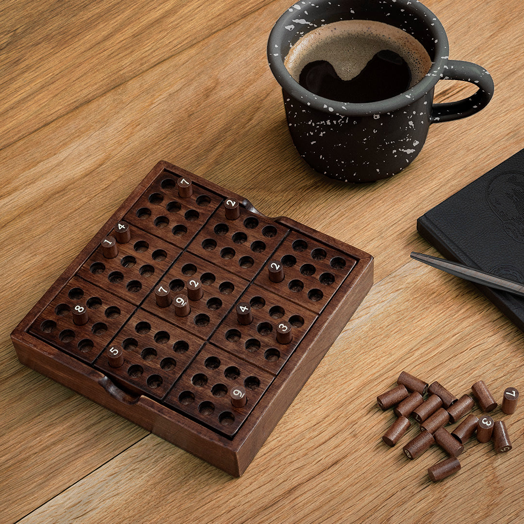 Sudoku aus Holz