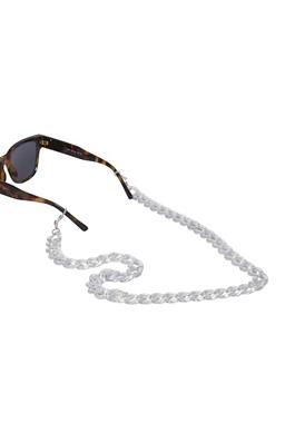 Brillenkette Hornoptik LAVENDEL oder GRAU