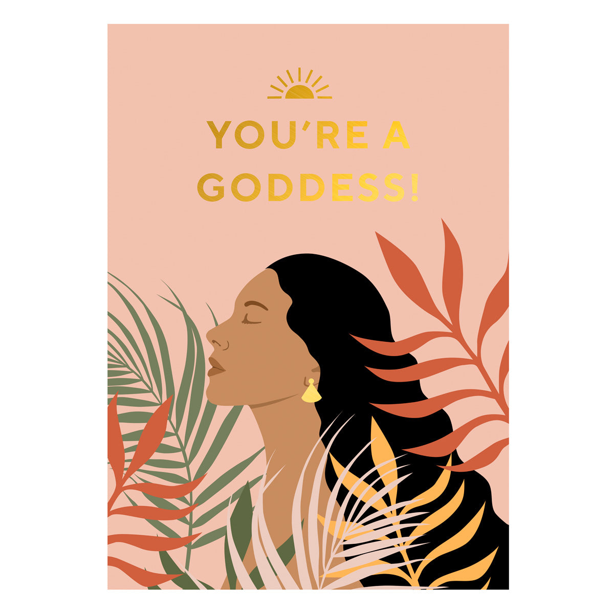Postkarte Goddess