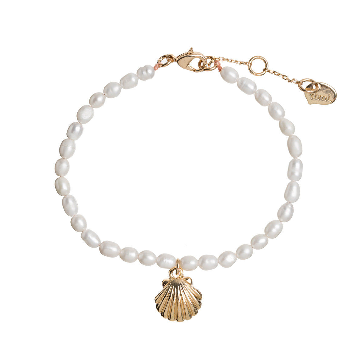Perlenarmkettchen Mermaid Shell and Pearl Bracelet
