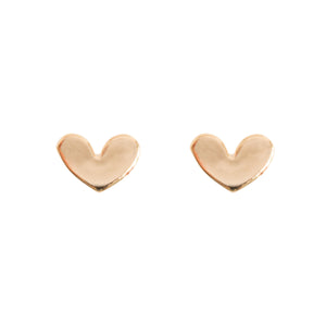 Ohrringe Petite Heart Stud Earring - Gold