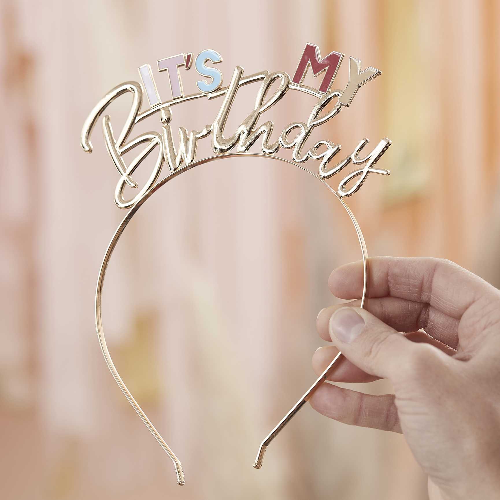 IT´S MY BIRTHDAY Geburtstags Haarreif