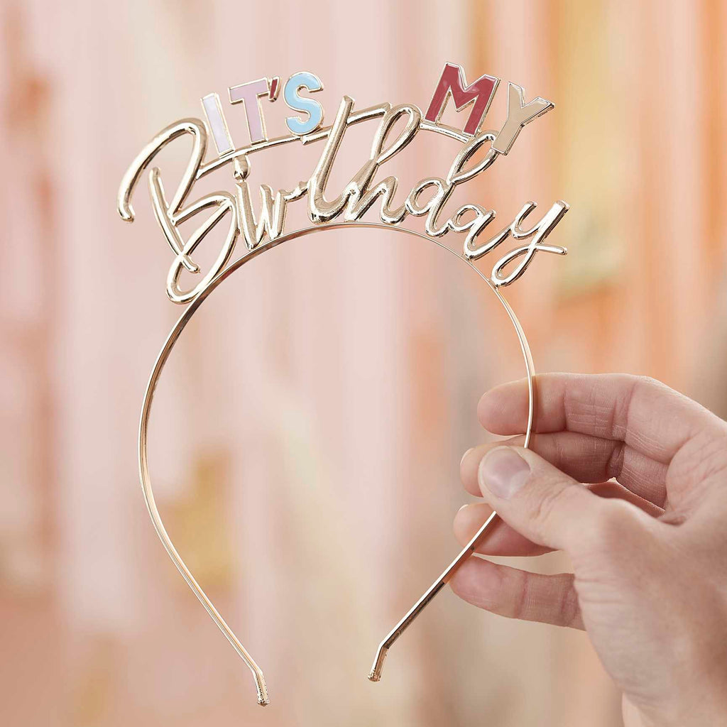 IT´S MY BIRTHDAY Geburtstags Haarreif