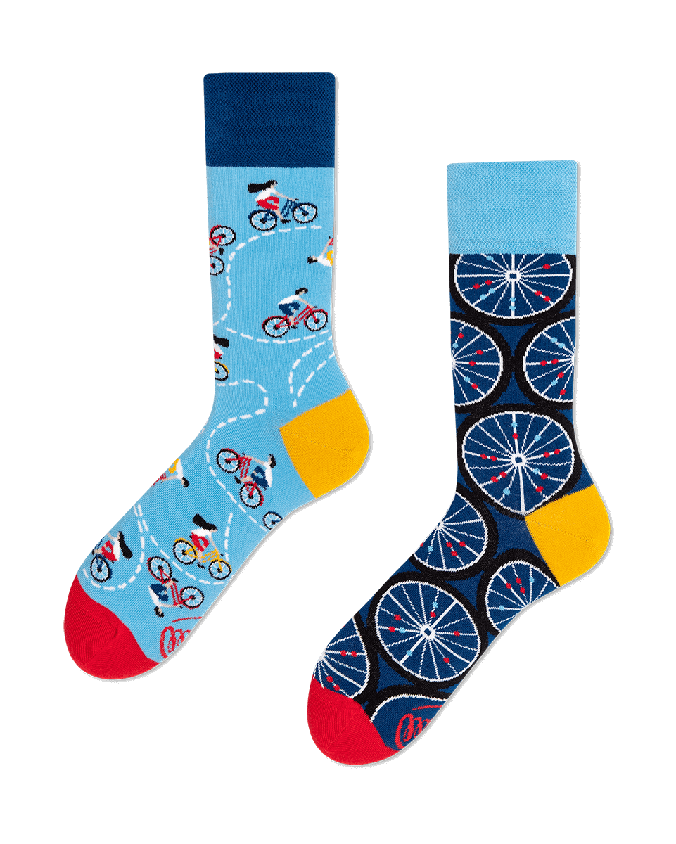 MANY MORNINGS The Bicycle Socken