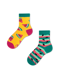 Mismatched Socken WASSERMELONE für Kids und Erwachsene