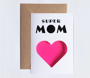 Grußkarte SUPER MOM
