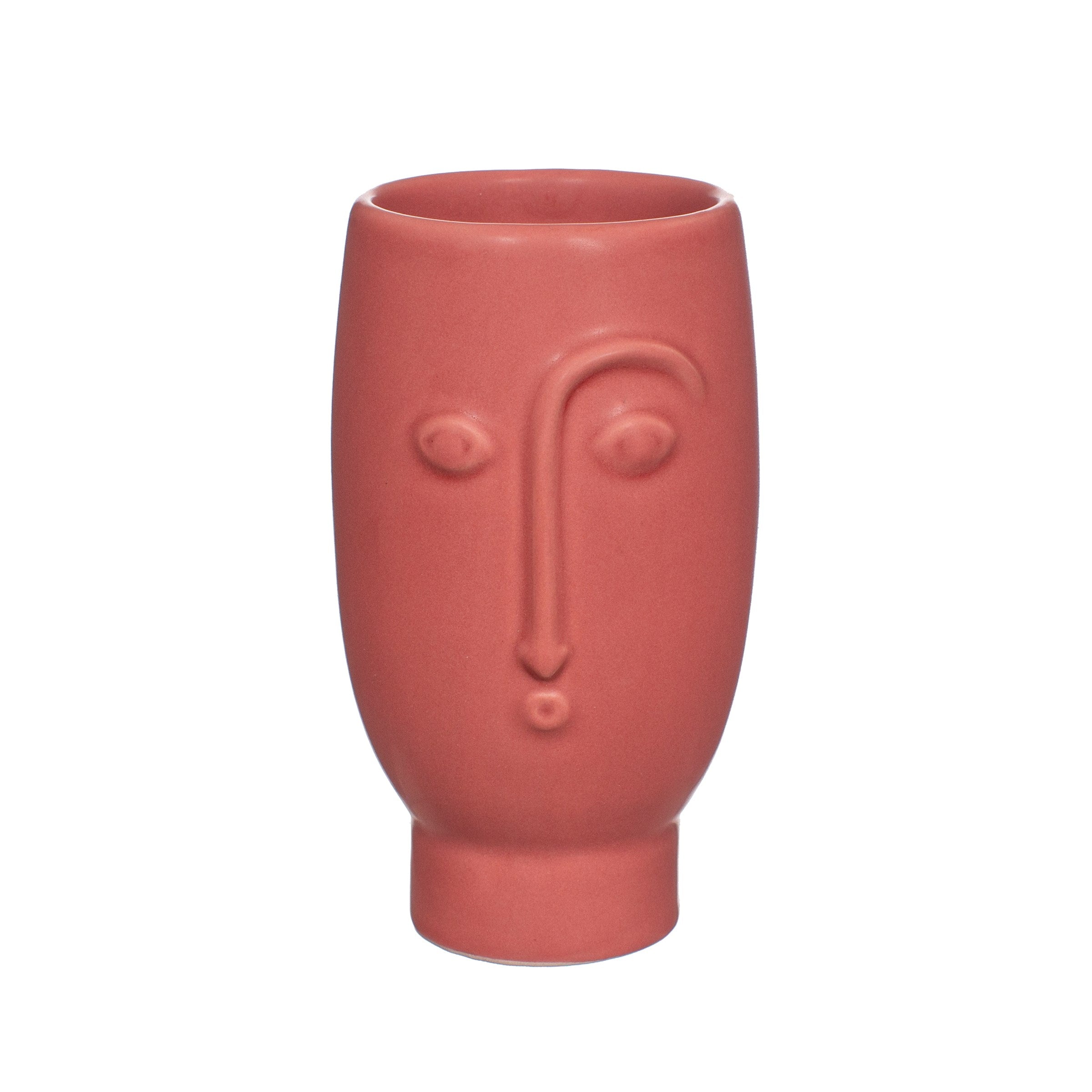 Face Vase MATT RED